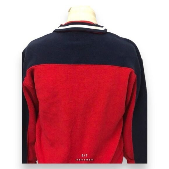 Outlooks Mens Full Zip Soft Fleece Jacket, Red, size M - Picture 4 of 6